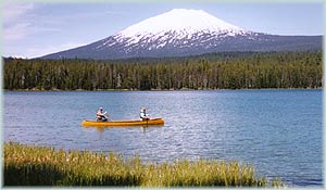 in a canoe